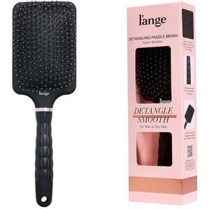 L’ange Black Detangling Paddle Brush